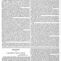 0629 - Page 631 - Revue hebdomadaire. Académie de médecine : suite de la discussion sur la mortalité des nouveau-nés. - Faculté de médecine : ouverture du cours de pathologie expérimentale et comparée. / Feuilleton. La bibliothèque d'un médecin de campagne