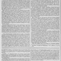 0018 - Page 14 - Revue hebdomadaire. Académie des sciences : la génération spontanée et la transformation des espèces. - Académie de médecine : luxation des tendons ; - Des exhibitions tératologiques. - Intérêts professionnels : lettre ministérielle relative à une enquête sur la situation matérielle des établissements d'enseignement supérieur. [Dr F. de Ranse]. / Sur la spécialité de fonction de certaines parties des cordons postérieur et latéral de la moelle épinière. / Feuilleton. La clinique chirurgicale de Dupuytren. Documents inédits pour servir à l'histoire de cette clinique pendant les années 1827, 1828, 1829 et 1830. Suite et fin. - Voir les n°s 49 et 52 de l'année 1873
