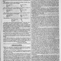 0423 - Page 419 - Travaux académiques. Société de biologie. [Le secrétaire, Malassez]. / Bibliographie. Leçons sur l'appareil vaso-moteur (physiologie et pathologie) ; par A. Vulpian, recueillies et publiées par le docteur Carville... - Paris Germer-Baillière, 1875