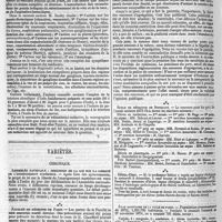 0624 - Page 620 - Bibliographie. De l'adénopathie trachéo-bronchique en général, et, en particulier, dans la scrofule et la phthisie pulmonaire, précédée de l'étude topographique des ganglions trachéo-bronchiques..., par A. Baréty. [T.]. / Variétés. Chronique. / État sanitaire de la ville de Paris. - Population (recensement de 1872), 1,851,792 habitants