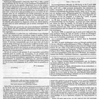 0423 - Page 419 - Revue hebdomadaire. Sur la constitution et les gaz du sol. [Dr J. Arnould]. (A suivre.). / Épidémiologie. Histoire chronologique et géographique de la peste au caucase, en arménie et dans l'anatolie, dans la première moitié du dix-neuvième siècle, par J.-D. Tholozan... Suite. - Voir le n°32. / Feuilleton. Lettres sur la rage. Cinquième lettre. La rage au point de vue historique. Suite. - Voir les n°s 2, 3, 4, 23, 26 et 32