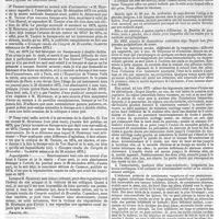 0591 - Page 587 - Correspondance médicale. Réponse de M. Tarnier aux critiques dont il a été l'objet au congrès médical de Bruxelles à propos du forcepscie. [Tarnier...]. / Revue des journaux de médecine. Journaux italiens. Ectopie du foie, affection organique du coeur ; par le docteur Gerolamo Tempini