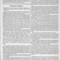 0011 - Page 7 - Clinique interne. Note sur un cas d'hémianesthésie sensorielle et générale droite chez un enfant de 12 ans ; convulsions toniques et cloniques, partielles et généralisées, spontanées et provoquées ; guérison ; par M. Landouzy... / Clinique externe. Plaie contuse du nerf médian ; troubles trophiques ; escharres aux extrémités des doigts ; par M. H. Duret..