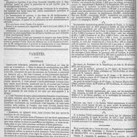 0028 - Page 24 - Index de thérapeutique. Du bromhydrate de quinine dans le traitement de la fièvre palustre. / Variétés. Chronique. / État sanitaire de la ville de Paris. - Population (recensement de 1872), 1,851,792 habitants