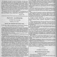 0036 - Page 32 - Revue des journaux de médecine. Journaux italiens. Tumeur de la face externe de la dure-mère crânienne, par le docteur Domenico Sévéri. / Ovariotomie pratiquée pendant le cours d'une fièvre septicémique, consécutive à la ponction d'un kyste multiloculaire colloïde ; guérison ; par le docteur D. Peruzzi. [Marius Rey]. / Travaux académiques. Académie des sciences. / Académie de médecine