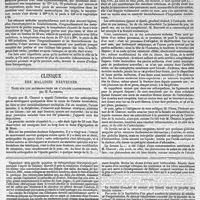 0093 - Page 89 - Médecine mentale. Note sur les attaques spinales épileptiformes ou convulsives et apoplectiformes, avec élévation de température, dans certains cas de paralysie générale ; par M. Magnan. / Clinique des maladies nerveuses. Note sur les arthropathies de l'ataxie locomotrice ; par M. Raymond. / Feuilleton. Auguste Nélaton... (Suite. - Voir les n°s 6 et 7.)