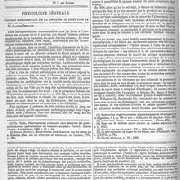 0212 - Page 208 - Revue hebdomadaire. Réunion à la Sorbonne des délégués des sociétés savantes ; discours de M. le ministre de l'instruction publique. - Séance annuelle de l'association générale des médecins de France. - Congrès des sociétés protectrices de l'enfance. - Rapport sur le dernier concours d'agrégation à la faculté de médecine (section des sciences anatomiques, physiologiques et physiques). [Dr F. de Ranse]. / Physiologie générale. Critique expérimentale sur la formation du sucre dans le sang ou sur la fonction de la glycémie physiologique ; par M. Claude Bernard. / Feuilleton. L'hygiène rurale envisagée dans ses rapports avec le cantonnement des troupes. Suite. - Voir les n°s 15 et 17. Ire Partie. - Conditions sanitaires des localités rurales. A. Influences telluriques
