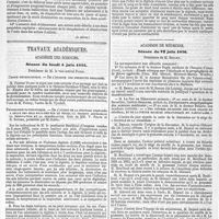 0323 - Page 319 - Revue des journaux de médecine. Journaux français. De la médication arsénicale dans le traitement des fièvres paludéennes de Bone (Algérie) ; par M. le docteur Sistach. (A suivre.). / Travaux académiques. Académie des sciences. / Académie de médecine