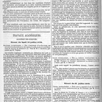 0412 - Page 408 - Revue des journaux de médecine. Journaux français. Enquête sur la phthisie pulmonaire en Algérie. Acclimatement de l'Européen ; par M. le docteur P. de Pietra-Santa. / Travaux académiques. Académie des sciences