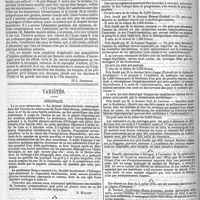 0416 - Page 412 - Bibliographie. L'hygiène dans la ville de Rome et dans la campagne romaine ; par le docteur Pietro Balestra ; traduit de l'italien, Paris, G. Masson, 1876. [Dr J. Arnould]. / Variétés. Chronique. [B. Milliot]