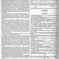 0428 - Page 424 - Bibliographie. Arbeiten aus der physiologischen Anstalt zu Leipzig. (Travaux du laboratoire de physiologie de Leipzig pendant l'année 1874. Neuvième année) ; publiés par C. Ludwig. - Leipzig, Hirzel, 1875. [R. Lépine]. (A suivre.). / Variétés. Chronique