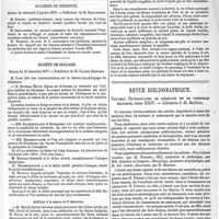 0015 - Page 11 - Revue des journaux de médecine. Journaux anglais et américains. Ovariotomie ; difficultés opératoires extraordinaires ; par le docteur Lawson Tait. [Gaston Decaisne]. / Travaux académiques. Académie de médecine. / Société de biologie. / Revue bibliographique. Nouveau dictionnaire de médecine et de chirurgie pratique... Librairie J.-B. Baillère