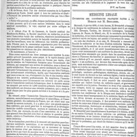 0018 - Page 14 - Intérêts professionnels. Projet d'association d'assurances mutuelles entre médecins (la prévoyance médicale). - Projet de création d'une association médicale française. [Dr F. de Ranse]. / Médecine légale. Ouverture des conférences pratiques faites à la Morgue par M. Brouardel. [Dr J. Grancher]