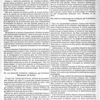 0023 - Page 19 - Revue des journaux de médecine. Journaux allemands. Contribution à la physiologie de l'écorce cérébrale ; par le docteur Hermann Munk. / Un cas singulier d'affection cérébrale ; par le docteur Bernhardt... / Des lésions systématiques de la moelle ; par le professeur Flechsig. [Dr E. Ricklin]