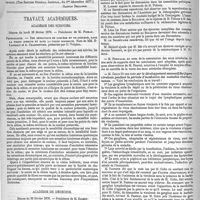 0124 - Page 120 - Revue des journaux de médecine. Journaux anglais et américains. Maladies mentales. Démence aigue chez un enfant ; par le docteur Broadbent. [Gaston Decaisne]. / Travaux académiques. Académie des sciences. / Académie de médecine