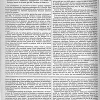 0410 - Page 406 - Revue générale. Association pour l'avancement des sciences. Congrès de Paris. [E. R.]. / Anatomie pathologique. Note sur la structure et le mode de formation des cellules géantes dans le tubercule ; communiquée à la Société de Biologie, séance du 10 août ; par MM. Charcot et Gombault. / Feuilleton. A travers l'exposition