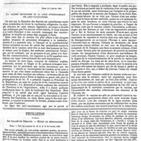 0015 - Page 13 - La vaccine obligatoire et la ligue internationale des anti-vaccinateurs. / Feuilleton. Le village en Ukraine. - Etude de démographie. Suite. - Voir les numéros 21, 39 41 et 42 de l'année 1880