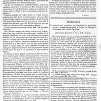 0091 - Page 89 - Clinique médicale. De la diarrhée chez les enfants. Leçon de M. Jules Simon à l'hôpital des Enfants, recueillie par M. Varèle et revue par le professeur. (A suivre.). / Neurologie. La douleur dite ovarienne des hystériques a pour siège l'ovaire ; communication faite à la Société de Biologie le 17 décembre 1881, par M. Ch. Féré. (Observations faites dans le service de M. Charcot.). / Feuilleton. Les étoiles doubles de la médecine. Les médecins biographes. (Suite. - Voir le numéro 3.). [Dr Albertus]. (A suivre.). / Asiles publics d'aliénés de la Seine