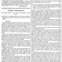 0218 - Page 216 - La réunion annuelle de l'Association médicale des médecins de France. Deuxième journée. [Dr C. Delvaille]. / Clinique chirurgicale. Du passage rapide à l'état aigu des coxalgies à marche lente. Leçon de M. le professeur Verneuil à la Pitié, recueillie par M. E. Regnault..., et revue par le professeur