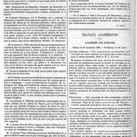 0616 - Page 614 - Congrès scientifiques. Congrès international d'hygiène et de démographie de Genève. (A suivre.). / Travaux académiques. Académie des sciences. / Académie de médecine