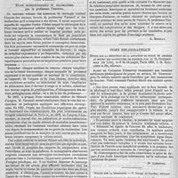 0026 - Page 22 - Bibliographie. Mémoires de chirurgie. Tome troisième. Etats constitutionnels et traumatisme, par le professeur Verneuil. [G. Bouilly]. / Index bibliographique. Etude sur la réduction de la luxation du pouce en arrière au moyen des manoeuvres de douceur par le Dr Guermonprez..., Paris 1882, J.-B. Baillière et fils... [Dr Albertus]. / Notice sur la quinoïdine. - V. Goupy et Jourdan..
