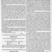 0325 - Page 321 - Travaux académiques. Société médicale des hôpitaux. [Varèle]. / Formulaire. Sirop de stigmates de maïs contre la gravelle urique. (Mallez.). [E. R.]. / Bibliographie. Thèses d'agrégation du concours de médecine, 1882-1883. M. Robin. Des affections cérébrables consécutives aux lésions non traumatiques du rocher et de l'appareil auditif
