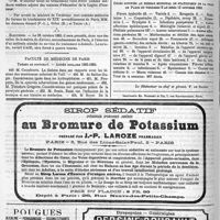 0512 - Page 508 - Variétés. Chronique. / Faculté de médecine de Paris. / Décès notifiés au bureau municipal de statistique de la ville de Paris du vendredi 5 au jeudi 11 octobre 1883