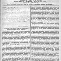 0613 - Page 609 - Sommaire. / Rapport de M. le docteur Mahé sur l'origine de la dernière épidémie de choléra en Egypte