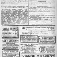 0624 - Page 620 - Variétés. Chronique. / Décès notifiés au bureau municipal de statistique de la ville de Paris du vendredi 8 au jeudi 13 décembre 1883. / Ouvrages nouvellement parus
