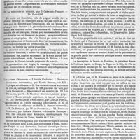 0013 - Page 9 - Revue bibliographique. La périostite et l'ostéopériostite consécutive à la fièvre typhoïde, par M. L. Bourgeois. - Thèse de Paris, 1887. / De la résection du poignet, par O. Chevassu-Perigny. - Th. Paris 1886. [Ch. Amat]. / Les livres d'étrennes. - Librairie Hachette : I. Nouvelle Géographie universelle, par Elisée Reclus... - II. Nos grandes écoles militaires et civiles..., par Louis Rousselet. - Bibliothèque des merveilles : III. Les papillons, par G.-R. Maurice Maindron... IV. Les merveilles de l'horlogerie, par Camille Portal... et H. De Graffigny... ; - V. Le pétrole, par W. De Fonvielle ; - VI. Ninive et Babylone, par Joachim Menant... - VII. Les exploits d'un Arlequin..., par Raoul de Najac..