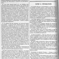 0014 - Page 10 - Revue bibliographique. Les livres d'étrennes. - Librairie Hachette : I. Nouvelle Géographie universelle, par Elisée Reclus... - II. Nos grandes écoles militaires et civiles..., par Louis Rousselet. - Bibliothèque des merveilles : III. Les papillons, par G.-R. Maurice Maindron... IV. Les merveilles de l'horlogerie, par Camille Portal... et H. De Graffigny... ; - V. Le pétrole, par W. De Fonvielle ; - VI. Ninive et Babylone, par Joachim Menant... - VII. Les exploits d'un Arlequin..., par Raoul de Najac... [Dr F. De Ranse]. / Notes & Informations. Les sociétés médicales d'arrondissement et l'Union médicale des Sociétés de secours mutuels du département de la Seine. / Académie des sciences. / Statistique de l'Institut Pasteur. / Madrid