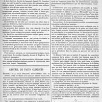 0031 - Page 27 - Clinique des maladies des enfants. Les convulsions chez les enfants, analyse d'une leçon de M. le professeur Grancher à l'hôpital des Enfants-Malades, par M. le docteur Deligny. / Recueil de faits cliniques. Erysipèle de la face développé spontanément chez un détenu après un séjour d'un mois en prison cellulaire, par Emile Laurent... / Feuilleton. Etudes de médecine militaire. Suite. - Voir le numéro précédent