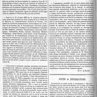 0074 - Page 70 - Bulletin. Immunité conférée contre les maladies microbiennes par des substances solubles dues aux microbes. - Discussion sur la prophylaxie de la syphilis. - Projet de loi sur la réforme de l'administration sanitaire en France. - L'Association médicale mutuelle du département de la Seine. - Le Comité de protection des familles des médecins victimes du devoir professionnel. [Dr F. De Ranse]. / Notes & Informations. Inauguration du buste de M. Le professeur J. Béclard