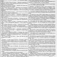 0111 - Page 107 - Notes & informations. Congrès français de chirurgie. / Congrès. / Épidémies. / Statistique des personnes traitées à l'Institut Pasteur pendant le mois de janvier 1888. [R. F. D.]. / Nouvelles. Faculté de médecine de Paris