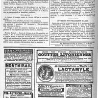 0196 - Page 194 - Nouvelles. [Nécrologie] M. Planchon. M. Bourdel. / Association des médecins du département de la Seine. / Hôpital Bichat. / Bulletin hebdomadaire de statistique municipale. / Ouvrages nouvellement Parus