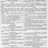 0519 - Page 515 - Nouvelles. Faculté de médecine de Paris (Année scolaire 1888-89). / Cours de la Faculté des sciences de Paris