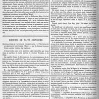 0610 - Page 606 - Clinique médicale. I. Albuminurie post-variolique. - II. Lésions mitrales d'origine rhumatismale. - Bruit de galop chez les goutteux ; leçon clinique de M. le professeur Peter, à l'hôpital Necker, recueillie par M. le docteur H. B. Suite et fin. - Voir le numéro précédent. / Recueil de faits cliniques. Entérolithes de l'appendice vermiculaire. - Pérityphlite et péritonite suppurées. Mort. - par le docteur Adrien Pozzi... / Feuilleton. Feuilles volantes. La carrière pharmaceutique ouverte aux femmes en Russie. - Causes de l'abstention des Françaises pour l'étude de la pharmacie. - Multiplication des doctoresses. - Les femmes-médecins de Salerne : Trotula et autres. - Une Judith salernitaine : Stéphania. - Le docteur J.-B. A. Baudin. - Fêtes universitaires. [Dr Peter-Paul Somans]. / Epidémies. / Concours de la médaille d'or
