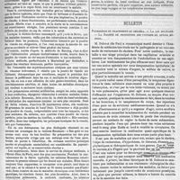 0625 - Page 621 - Index de thérapeutique. De la chair musculaire en tant qu'aliment thérapeutique, par le docteur Zabé. / Bulletin. Pathogénie et traitement du choléra. - La loi militaire. - La Société de protection des victimes du devoir médical