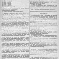 0147 - Page 143 - Notes et informations. Académie de médecine. - Election d'un titulaire dans la section de pathologie chirurgicale. / Création d'un hôpital de teigneux à l'hôpital Saint-Louis. / Ecole pratique de la Faculté de médecine de Paris. / Enquête sur le choléra de l'Irak-Arabi. / Société de médecine pratique de Paris. / Nouvelles. Faculté de médecine de Paris. / Amphithéâtre d'anatomique des hôpitaux. / Prix Civiale