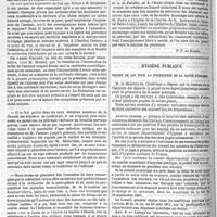 0596 - Page 596 - Bulletin. Valeur diagnostique des corps étrangers déglutis par un chien suspect de rage - Un cas de rage atténuée - Étiologie de la fièvre typhoïde dans les hameaux et les habitations isolées - L'enseignement clinique des hôpitaux. [Dr F. de Ranse] / Hygiène publique. Projet de loi pour la protection de la santé publique
