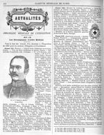M. le Pr Behring / Ecusson de la Société de la Croix-Rouge du Japon - Gazette médicale de Paris : jo [...]