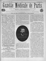 M. le Pr Monprofit (d'Angers) - Gazette médicale de Paris : journal de médecine et des sciences acce [...]