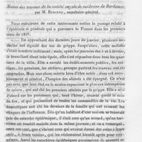 0147 - Page 147 - Notices bibliographiques. Notice des travaux de la Société royale de médecine de Bordeaux, par M. Burguet...