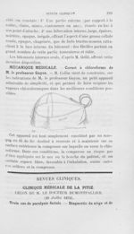 [Cornet à chloroforme de M. le Professeur Guyon] - Revue médicale française et étrangère, journal de [...]