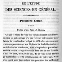 0034 - Page 16 - De l'étude des sciences en général. Première lettre. Utilité d'un plan d'Etudes