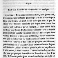 0143 - Page 125 - Huitième lettre. Suite des méthodes de vérification. Analyse