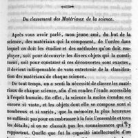 0161 - Page 143 - Neuvième lettre. Du classement des matériaux de la science