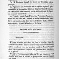 0042 - Page 42 - Rapport de M. Bertrand, doyen de la Faculté des lettres