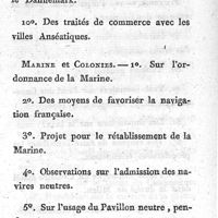 0083 - Page 83 - [Vie littéraire de Forbonais] Diplomatie / Marine et Colonies