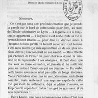 0001 - Page 1 - Discours de M. Saint-Cyr